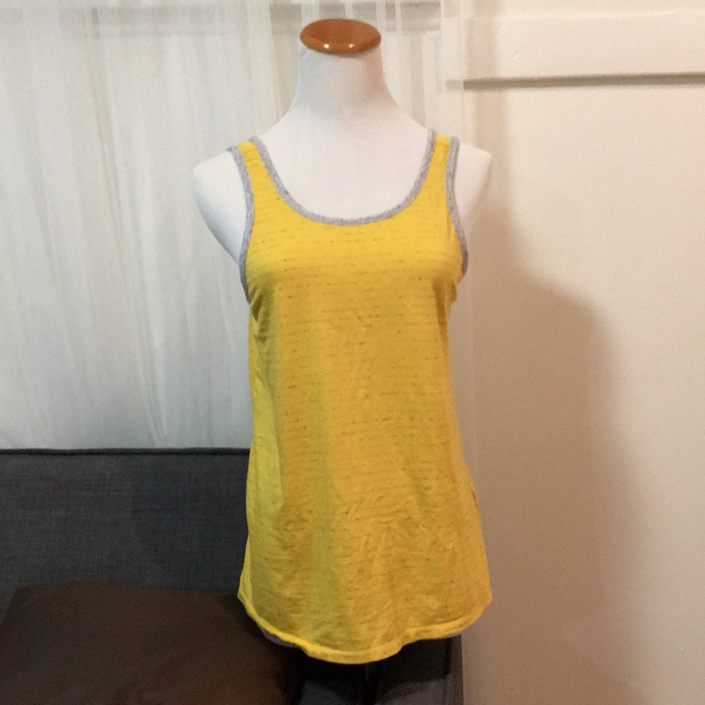 Brand new Calia Yellow tank top with racerback.